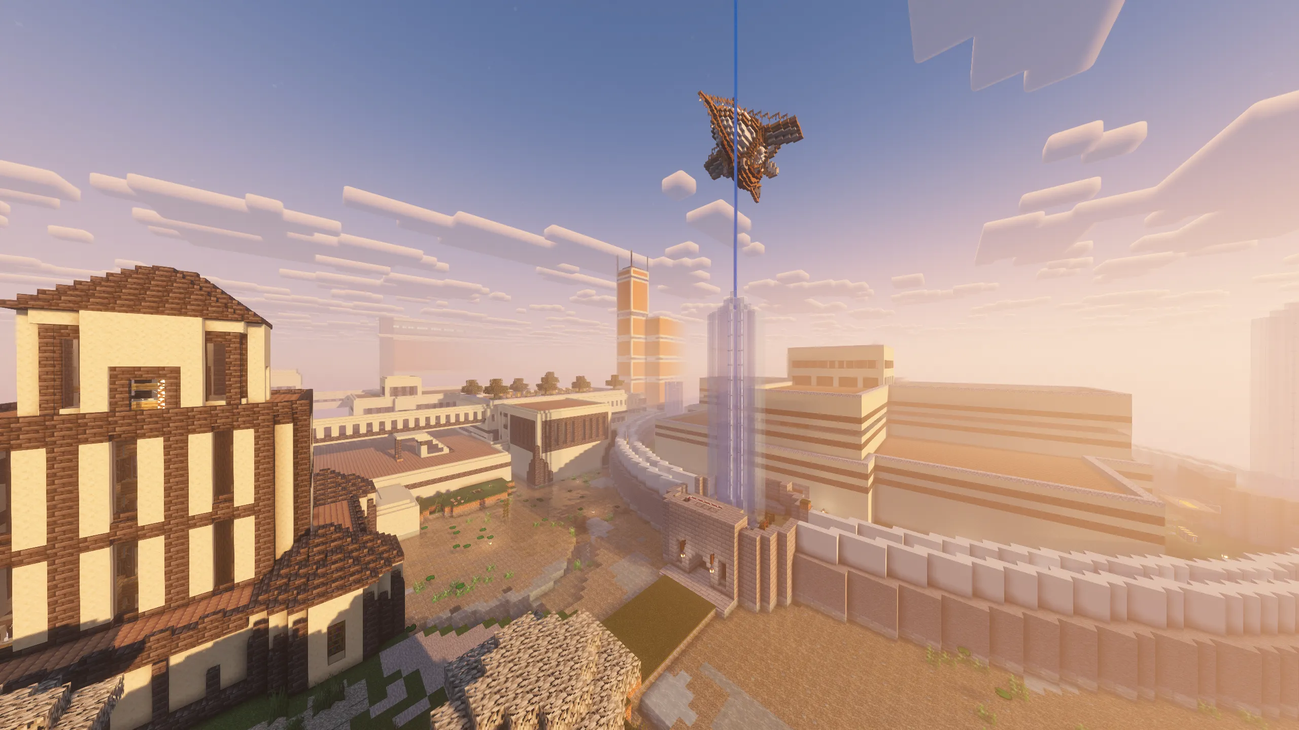 View of The Citadel, a small factory city